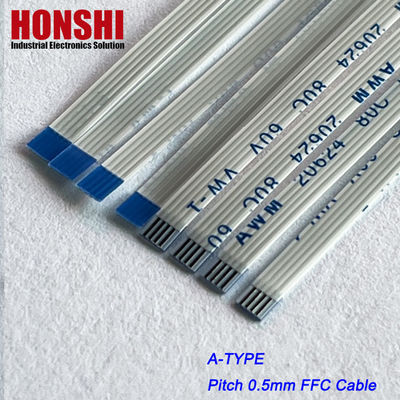 Đầu nối flex phẳng AWM 20624 0.5mm Pitch 4 Pin Pin Facable Flat Ribbon Cáp lắp ráp
