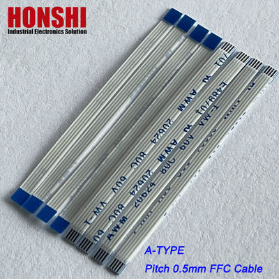 Đầu nối flex phẳng AWM 20624 0.5mm Pitch 4 Pin Pin Facable Flat Ribbon Cáp lắp ráp