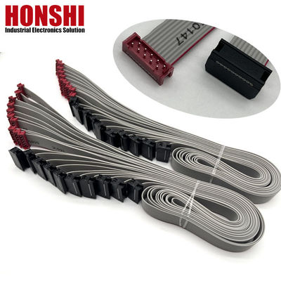 UL2651 Cáp phẳng với đầu nối IDC 8 10 20 30 34 36 40 64 Pin Ribbon IDC Cable
