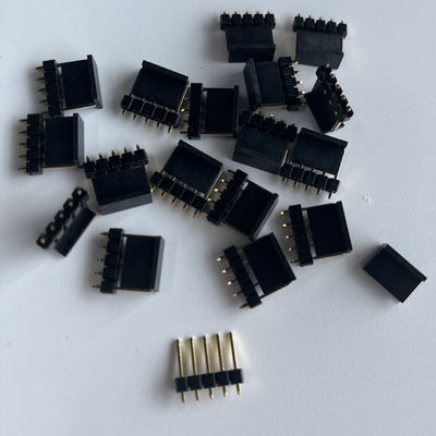 2.54mm Pitch Pin Header Connector 5 Pin thẳng với Cap Board To Board Connector