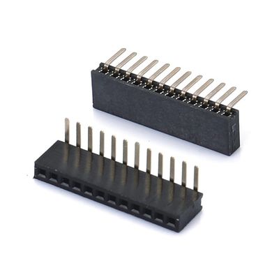 1.0 Phụ nữ đầu đề đắm hai hàng thẳng PA6T Đen 2pin-100pin Board To Board connector