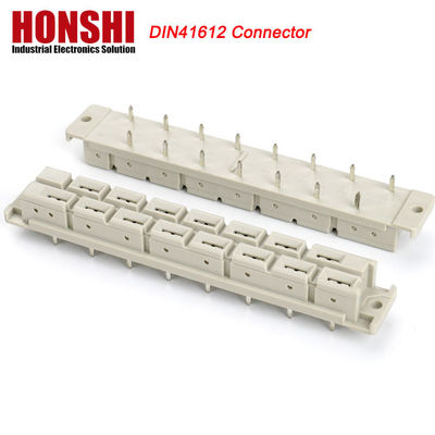 5.08mm DIN 41612 kết nối 2 hàng 15P nữ loại điện PCB dọc nữ 7 + 8 P 15pin