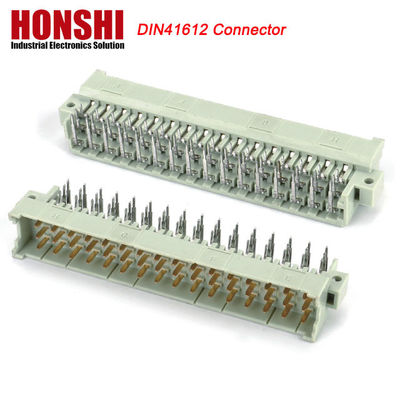5.08mm DIN 41612 kết nối 2 hàng 15P nữ loại điện PCB dọc nữ 7 + 8 P 15pin