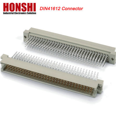 5.08mm DIN 41612 kết nối 2 hàng 15P nữ loại điện PCB dọc nữ 7 + 8 P 15pin