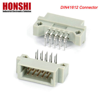 PCB Male Press Pin DIN 41612 Connector, 21pin thẳng 3 hàng PCB Eurocard Connector