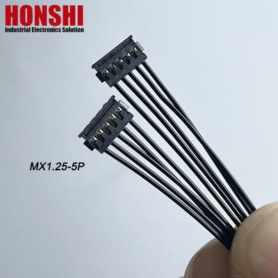 Cáp pin hai đầu 5P MX1.2 MOLEX 78172 Bộ lắp ráp dây đầu cuối màu đen