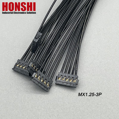 Cáp pin hai đầu 5P MX1.2 MOLEX 78172 Bộ lắp ráp dây đầu cuối màu đen