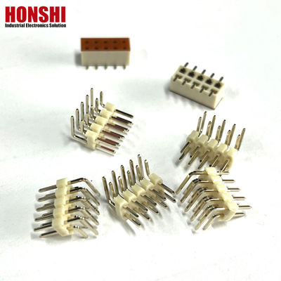 2.54mm Pin Header Hai hàng 4 6 10 20 40P Male Header Connector PCB Pin Strip màu trắng tùy chọn