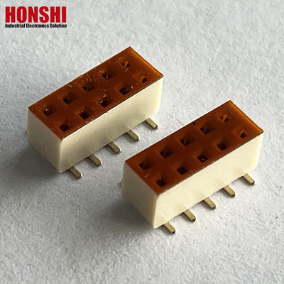 2.54mm Pin Header Hai hàng 4 6 10 20 40P Male Header Connector PCB Pin Strip màu trắng tùy chọn