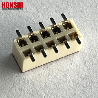 Phụ nữ Header Connector Double Row White Pitch 2.54mm H7.1 10p SMT Type PA6T PCB Board