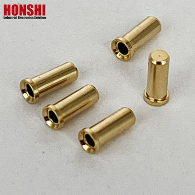 2.32mm vòng kết nối Crimp liên lạc nữ đồng pin vàng mạ pin kết nối