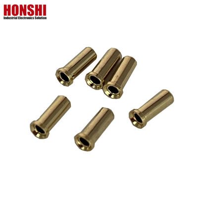 2.32mm vòng kết nối Crimp liên lạc nữ đồng pin vàng mạ pin kết nối
