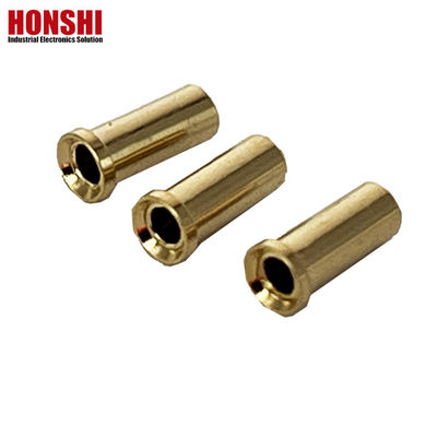 2.32mm vòng kết nối Crimp liên lạc nữ đồng pin vàng mạ pin kết nối
