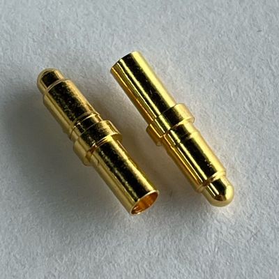 Pogo Pin Connector Spring 1A 3A 10A Vàng đồng M8 M4 M3 M2 Vòng trục dẫn dây thử nghiệm
