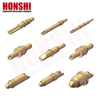 Đầu dò kiểm tra tùy chỉnh Pogo Pin lò xo cốc hàn dòng điện cao 3A 5A 10A cho nhu cầu hàn