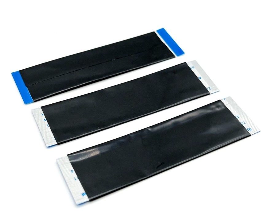 6 pin Flat FFC Ribbon Cable 15cm cùng một bên Awm 20624 80c 60V Năng lượng định số