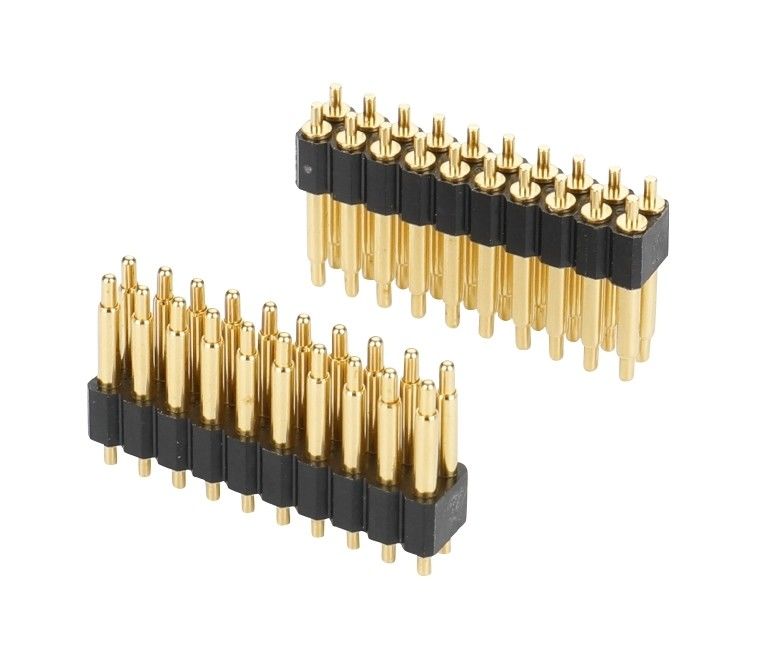 2.0mm Pitch H2.5mm Male Pogo Pin Connector cho PCB hai hàng 20pin thẳng
