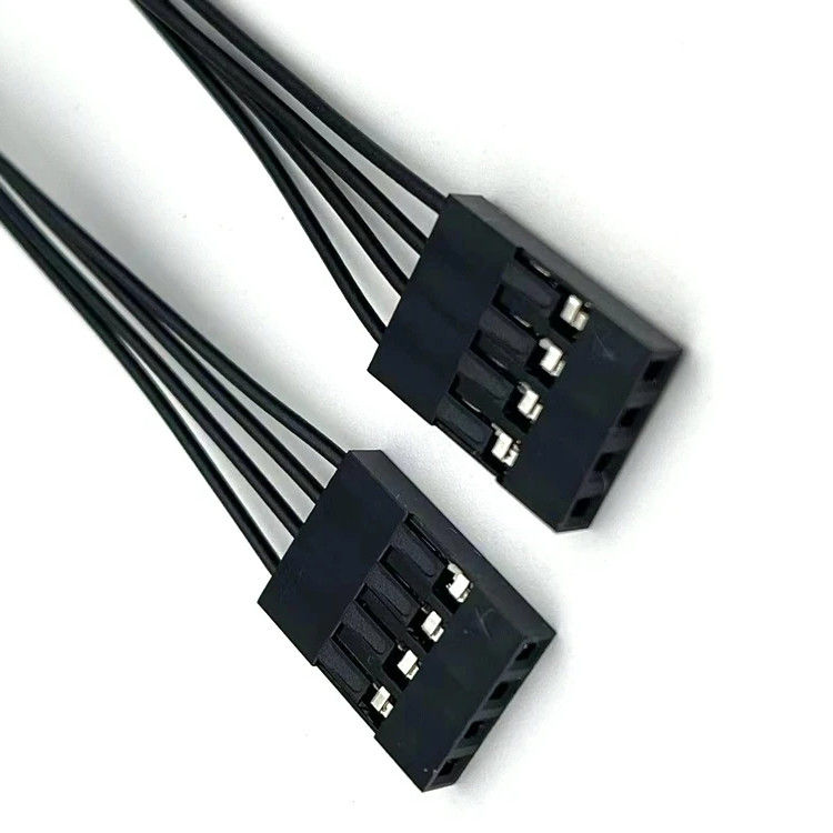 Đường dây điện tùy chỉnh chiều dài Dupont 4 Pin đến JST SH 1.0 4 Pin Connector