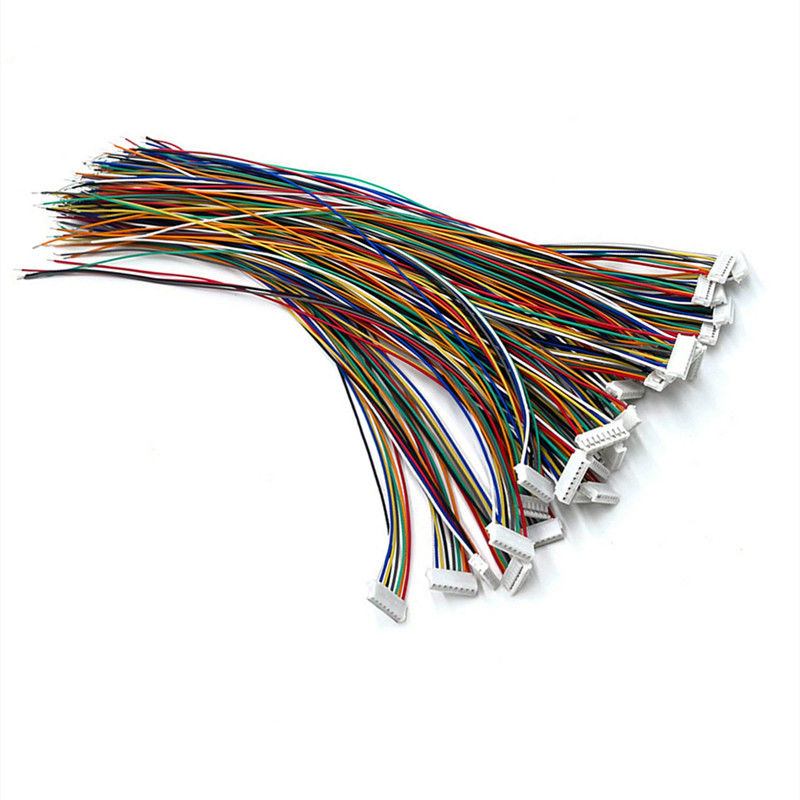 JST SH ZH PH XH Connector 2 4 8 10 Pin Stripped Tined 1571 26AWG Wire Harness