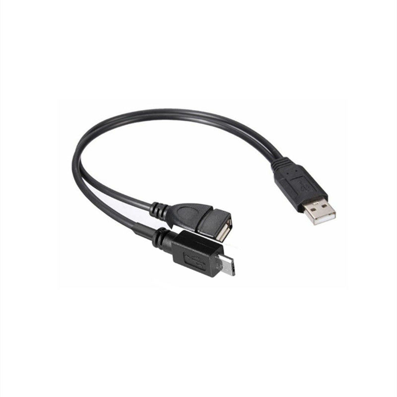 USB 2.0 Splitter A Nam đến Phụ nữ Micro B Cáp USB C Vàng cho điện thoại di động