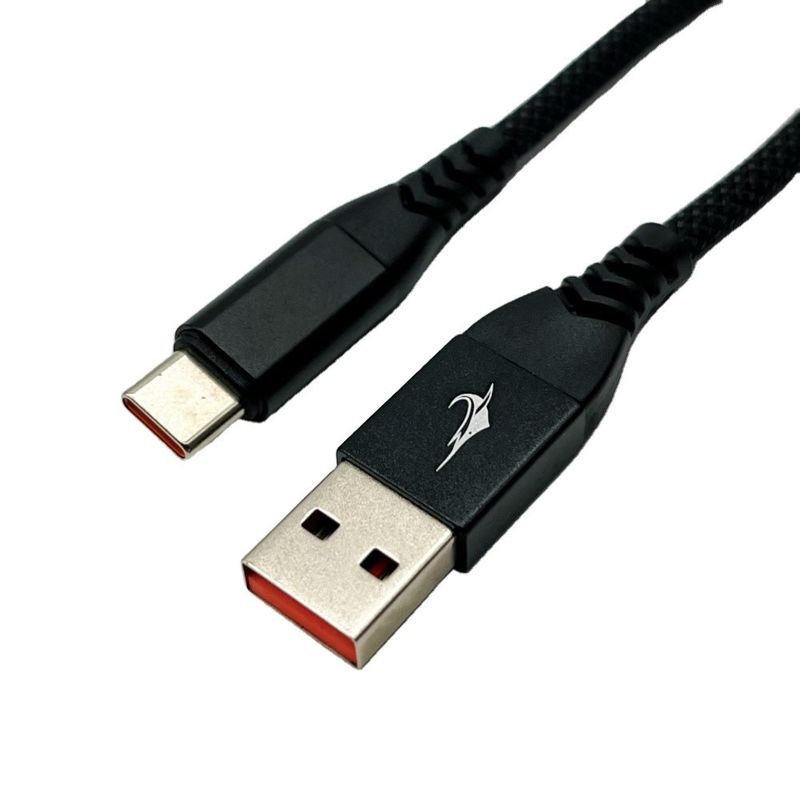Bộ cáp rèn USB màu đen 1m UL2725 28Awg cho đồng bộ hóa dữ liệu nhanh và sạc