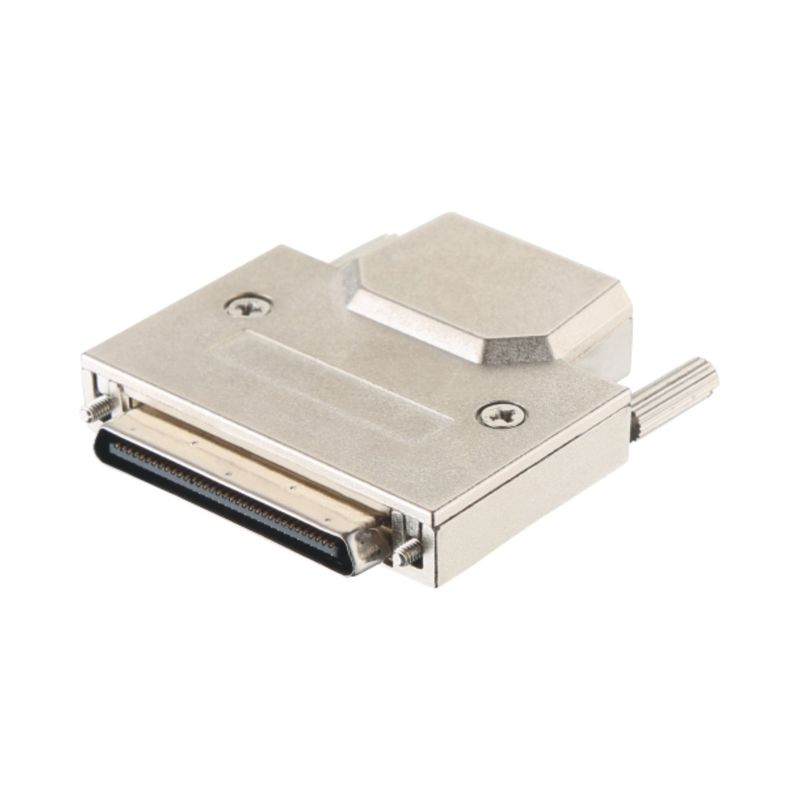 Vật liệu vỏ hợp kim kẽm 68 pin SCSI Connector Solder Type VHDCI HPCN Male