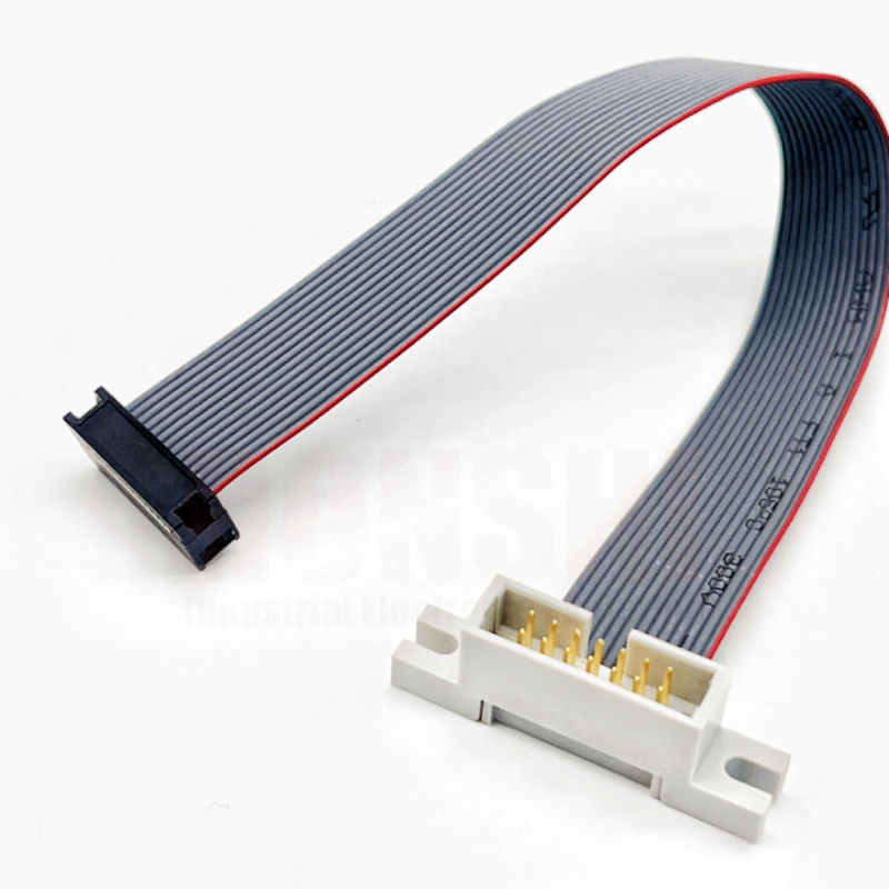 Cáp phẳng điện tử 2,54mm Pitch IDC Cáp băng phẳng kết nối màu sắc tùy chỉnh