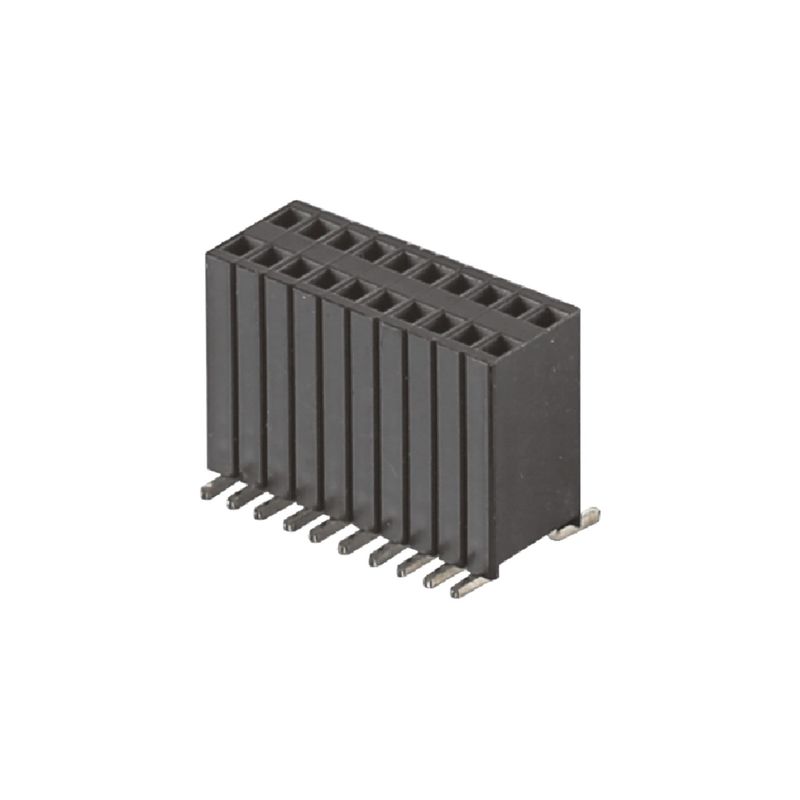 1.27x2.54mm H8.5mm Phụ nữ Board To Board Power Connector SMT Type 100 pin Connector