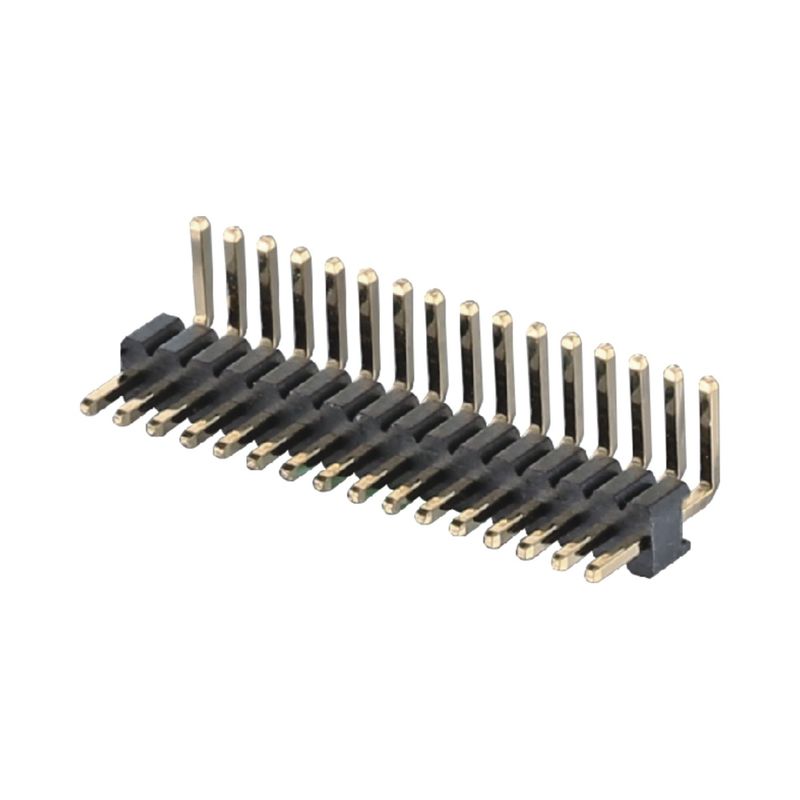 1.27mm Pitch Right Angle Board To Board Connector 2 - 50 Pin Đồng Pin Header Connector