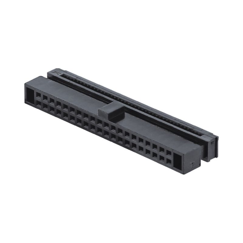 1.27mm Pitch Black IDC Connector 10 Pin - 100 Pin Phụ nữ ổ cắm Cáp phẳng FC ổ cắm