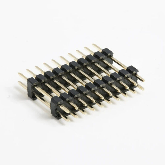 Custom 2.54mm Pitch Pin Header Connector Hai hàng 20 pin 80 pin thẳng dip
