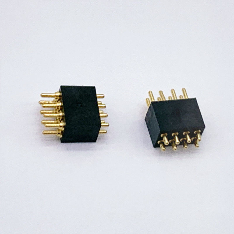 Custom 1.27mm Pitch 8Pin Spring Loaded POGO Pin Connector cho các kết nối bền