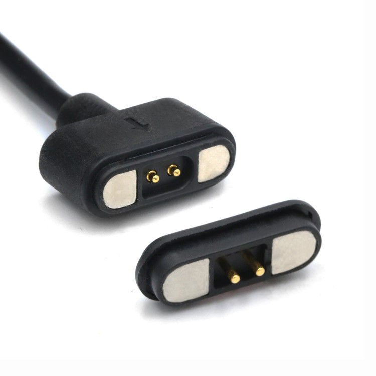 IP67 chống nước PCB nữ Pogo Pin Connector Cáp từ với vàng Flash Plating và 50mohm Max Contact Resistance