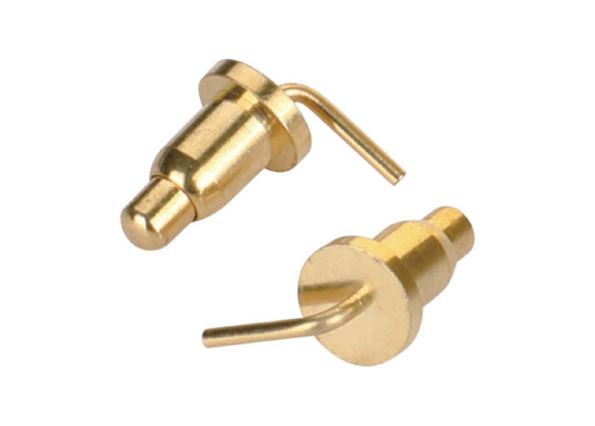 Đèn Pogo tùy chỉnh kiểu uốn cong mùa xuân cho các kết nối pin Pogo 2,54mm