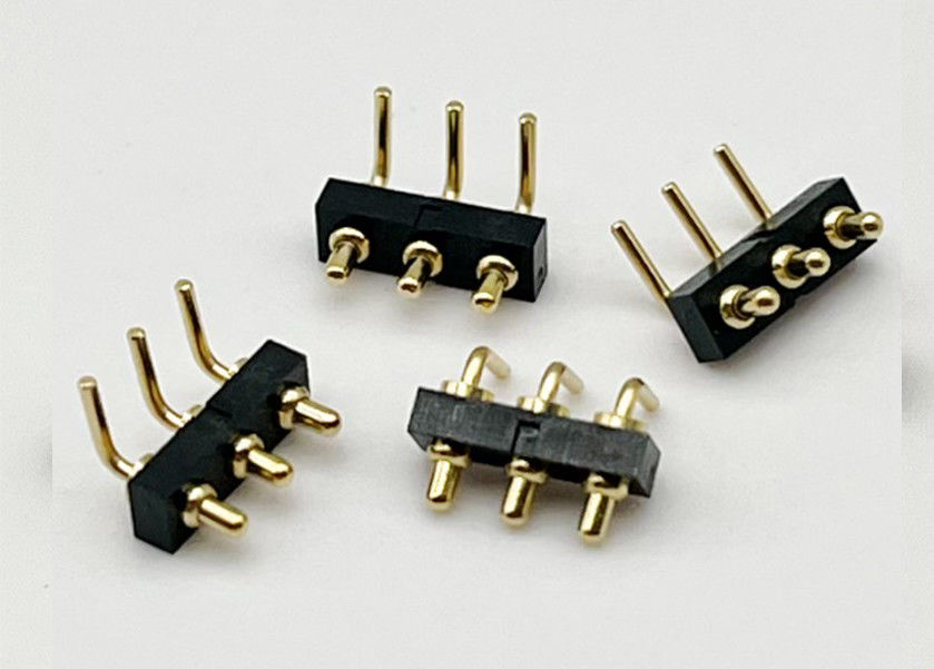 Khách hàng 2.54mm Dip Type 3pin H1.5mm Pogo Pin kết nối cho đầu nối chân xuân