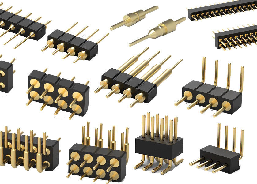 1.27mm 2,0mm 2,54mm Round Pin Header PCB Connector Machineed Pin Header SMT Type