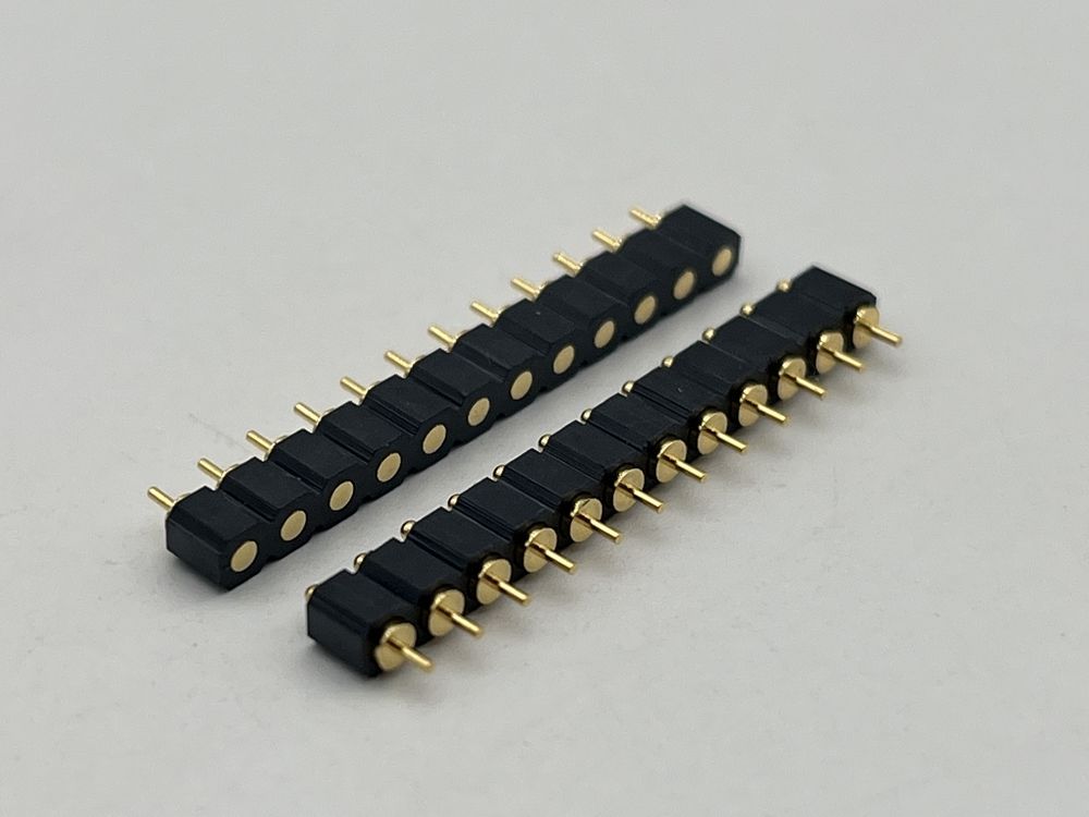 Đầu nối docking chân Pogo loại SMT 4pin 10pin 12pin tiếp xúc lò xo với độ bền cao và khả năng chống sương muối