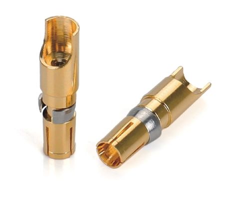 Đặt nén đồng CNC tùy chỉnh điện áp cao EV sạc đầu nối phụ nữ
