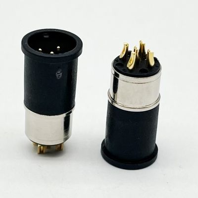 M12 5 pin nữ và nam bảng điều khiển đắp Multi Pin dây cáp tròn kết nối chống nước