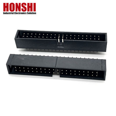 2.54mm Box Header Connector H8.8 40P Electrical Gold Plated Dual Row Connector