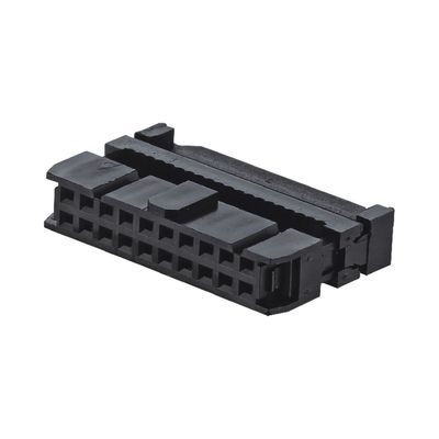 Đen vàng Palted IDC dây kết nối 6 - 64 pin nữ ổ cắm Cáp phẳng FC ổ cắm