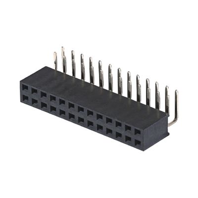 2.0mm H4.3 4.6mm phụ nữ Pin đầu đầu nối góc phải 90 độ 2x2 2x40pin