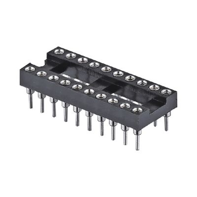2.54mm nữ đầu pin tròn 8 pin 10 pin 18 pin 28 pin 32 pin 40 pin ổ cắm IC