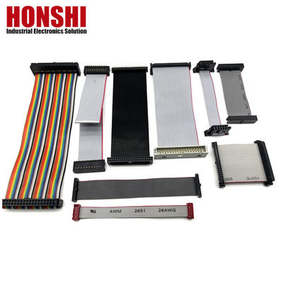 IDC Ribbon Flat Cable Assembly UL2651 28AWG với dây dẫn đồng nhựa
