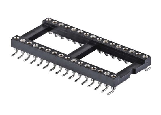 2.54mm IC Socket Round Female Header connector SMT Type 6Pin 10Pin 28Pin qua 64Pin