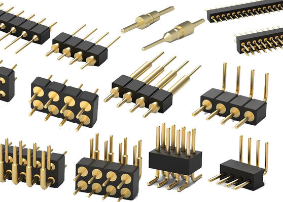 1.27mm 2,0mm 2,54mm Round Pin Header PCB Connector Machineed Pin Header SMT Type